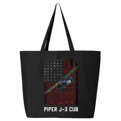 Piper J3 Cub L4 Grasshopper 25L Jumbo Tote