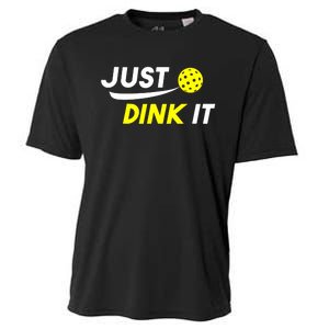 Pickleball Just Dink It Funny Pickle Ball Cooling Performance Crew T-Shirt