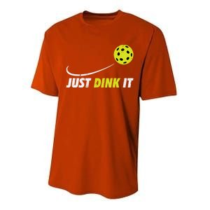 Pickleball Just Dink It Funny Pickle Ball Gift Performance Sprint T-Shirt