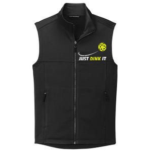 Pickleball Just Dink It Funny Pickle Ball Gift Collective Smooth Fleece Vest