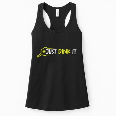 Pickleball Just Dink It Pocket Pickle Ball Women Womens Tank Top