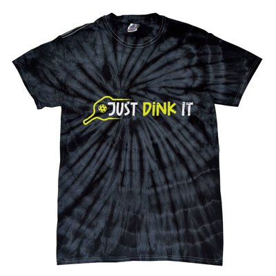 Pickleball Just Dink It Pocket Pickle Ball Women Tie-Dye T-Shirt