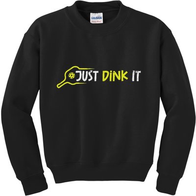 Pickleball Just Dink It Pocket Pickle Ball Women Kids Sweatshirt