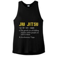 Pew Jitsu Definition Funny BJJ Jiu Jitsu Gun Owner Ladies PosiCharge Tri-Blend Wicking Tank