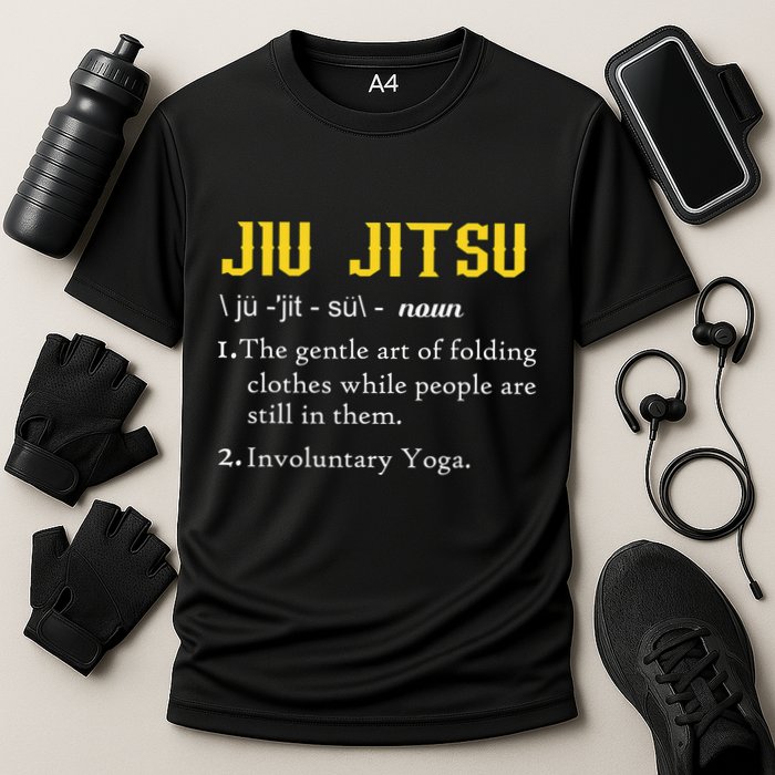 Pew Jitsu Definition Funny BJJ Jiu Jitsu Gun Owner Performance Shirt
