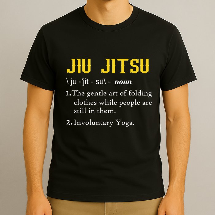 Pew Jitsu Definition Funny BJJ Jiu Jitsu Gun Owner T-Shirt
