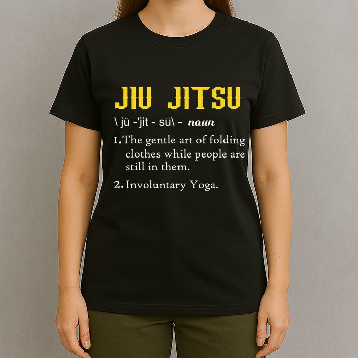 Pew Jitsu Definition Funny BJJ Jiu Jitsu Gun Owner T-Shirt