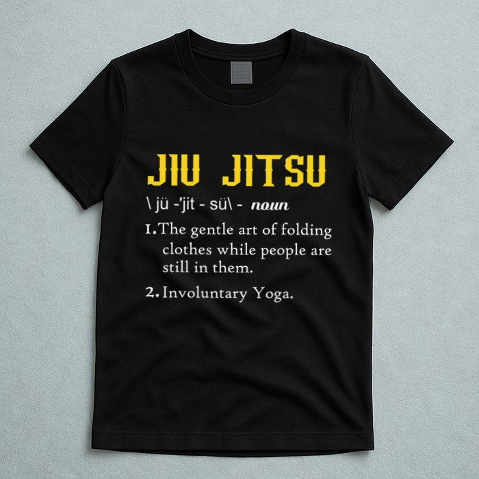 Pew Jitsu Definition Funny BJJ Jiu Jitsu Gun Owner T-Shirt