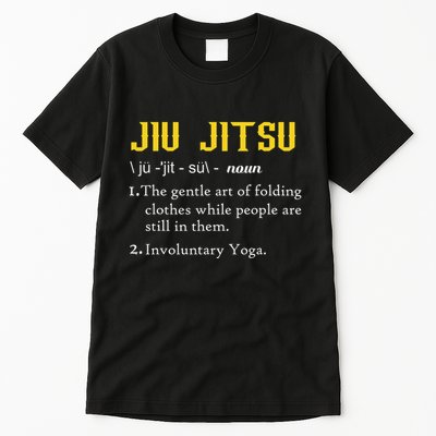 Pew Jitsu Definition Funny BJJ Jiu Jitsu Gun Owner Tall T-Shirt