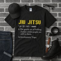 Pew Jitsu Definition Funny BJJ Jiu Jitsu Gun Owner Tall T-Shirt