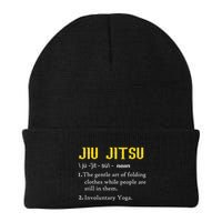 Pew Jitsu Definition Funny BJJ Jiu Jitsu Gun Owner Beanie