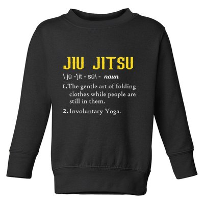 Pew Jitsu Definition Funny BJJ Jiu Jitsu Gun Owner Toddler Sweatshirt