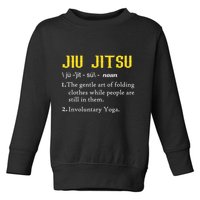 Pew Jitsu Definition Funny BJJ Jiu Jitsu Gun Owner Toddler Sweatshirt