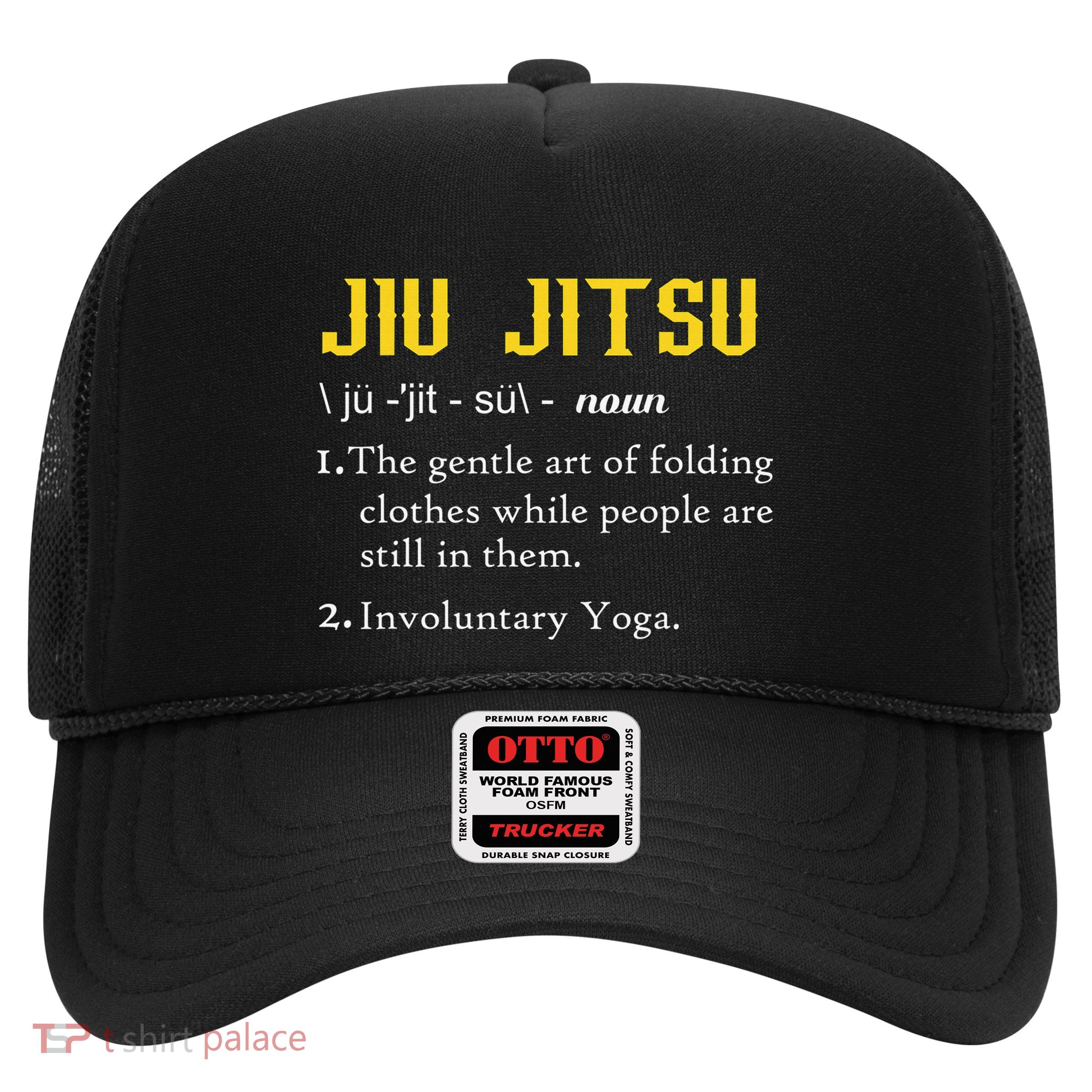 Pew Jitsu Definition Funny BJJ Jiu Jitsu Gun Owner Trucker Hat