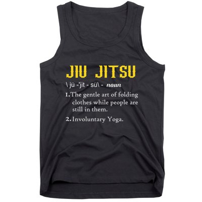 Pew Jitsu Definition Funny BJJ Jiu Jitsu Gun Owner Tank Top