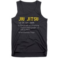 Pew Jitsu Definition Funny BJJ Jiu Jitsu Gun Owner Tank Top