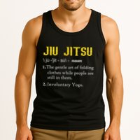 Pew Jitsu Definition Funny BJJ Jiu Jitsu Gun Owner Tank Top