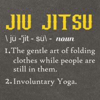 Pew Jitsu Definition Funny BJJ Jiu Jitsu Gun Owner Cotton Canvas Backpack