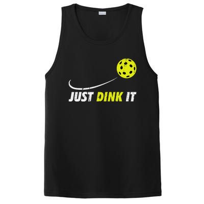 Pickleball Just Dink It Funny Pickle Ball PosiCharge Competitor Tank