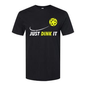 Pickleball Just Dink It Funny Pickle Ball Softstyle CVC T-Shirt