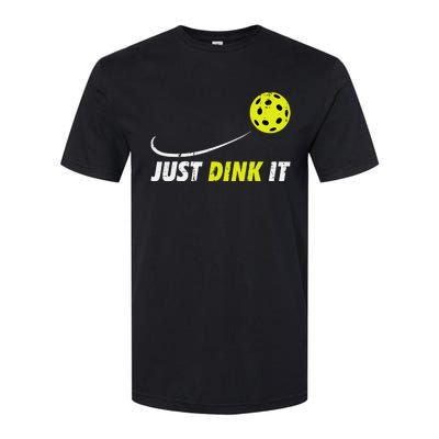 Pickleball Just Dink It Funny Pickle Ball Softstyle CVC T-Shirt