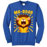 Passover Jewish Days Lion Roaring Hebrew Kindergarten Family Gift Sweatshirt