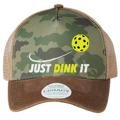 Pickleball Just Dink It Funny Pickle Ball Legacy Tie Dye Trucker Hat