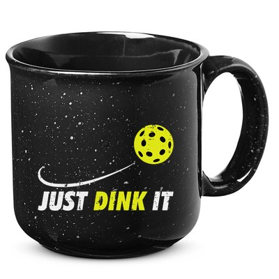 Pickleball Just Dink It Funny Pickle Ball 15oz Campfire Ceramic Mug