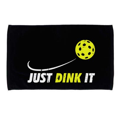 Pickleball Just Dink It Funny Pickle Ball Microfiber Hand Towel