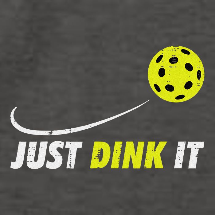 Pickleball Just Dink It Funny Pickle Ball Vector Backpack