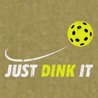 Pickleball Just Dink It Funny Pickle Ball Garment-Dyed Women's Muscle Tee