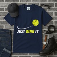 Pickleball Just Dink It Funny Pickle Ball Tall T-Shirt