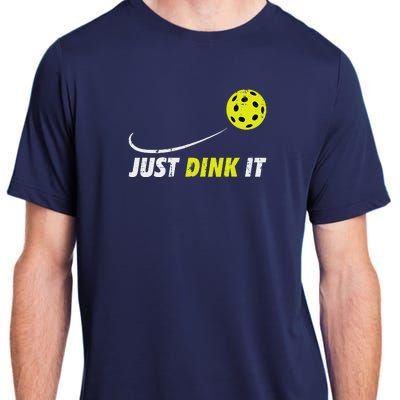 Pickleball Just Dink It Funny Pickle Ball Adult ChromaSoft Performance T-Shirt