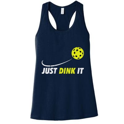 Pickleball Just Dink It Funny Pickle Ball Womens Tank Top