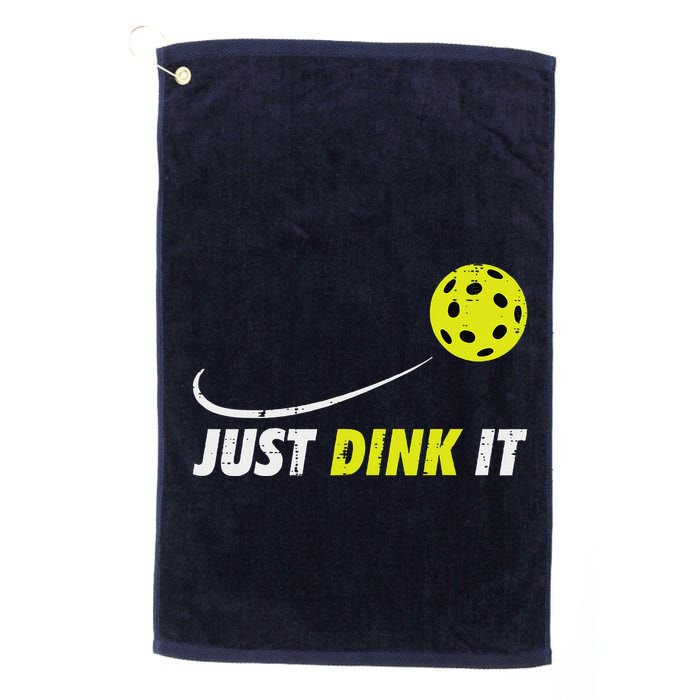 Pickleball Just Dink It Funny Pickle Ball Golf Towel