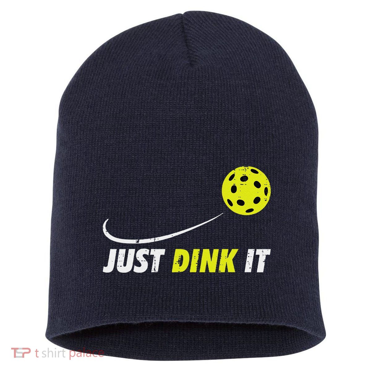 Pickleball Just Dink It Funny Pickle Ball Short Acrylic Beanie