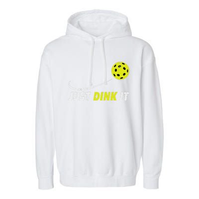 Pickleball Just Dink It Funny Pickle Ball Garment-Dyed Fleece Hoodie