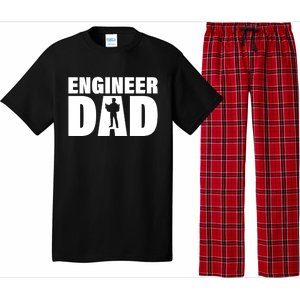 Profession Job Engineer Dad Cool Gift Pajama Set