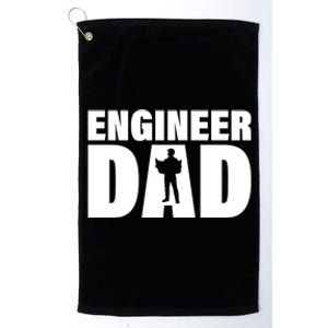 Profession Job Engineer Dad Cool Gift Platinum Collection Golf Towel