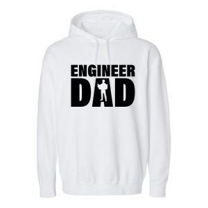 Profession Job Engineer Dad Cool Gift Garment-Dyed Fleece Hoodie