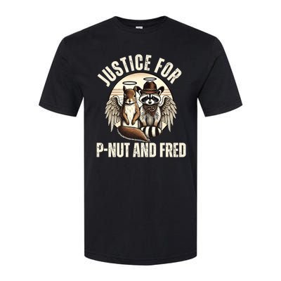 Pnut Justice For Fred The Raccoon And Peanut The Squirrel Softstyle® CVC T-Shirt