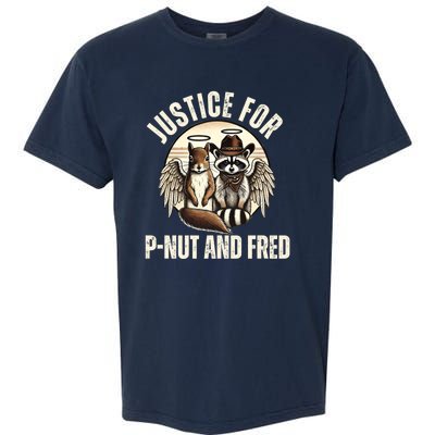 Pnut Justice For Fred The Raccoon And Peanut The Squirrel Garment-Dyed Heavyweight T-Shirt