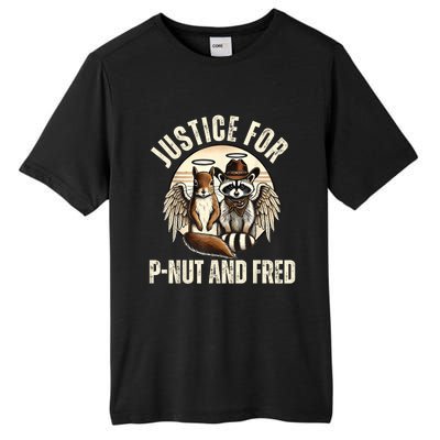 Pnut Justice For Fred The Raccoon And Peanut The Squirrel Tall Fusion ChromaSoft Performance T-Shirt