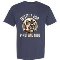 Pnut Justice For Fred The Raccoon And Peanut The Squirrel Garment-Dyed Heavyweight T-Shirt