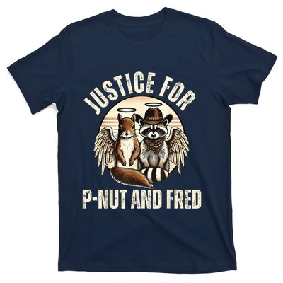 Pnut Justice For Fred The Raccoon And Peanut The Squirrel T-Shirt