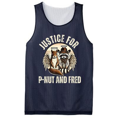 Pnut Justice For Fred The Raccoon And Peanut The Squirrel Mesh Reversible Basketball Jersey Tank