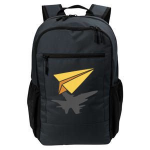 Paper Jet Fighter Plane Airplane Aviation Aircraft Airfield Daily Commute Backpack