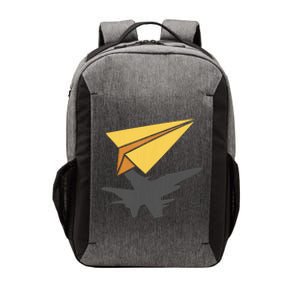 Paper Jet Fighter Plane Airplane Aviation Aircraft Airfield Vector Backpack