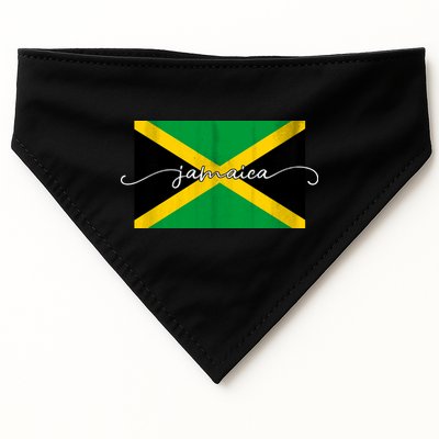Proud Jamaican Flag Jamaica Pride USA-Made Doggie Bandana