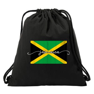 Proud Jamaican Flag Jamaica Pride Drawstring Bag